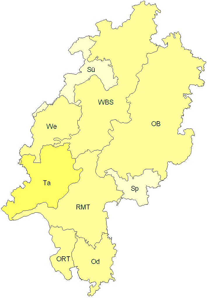 Verbreitung in Hessen