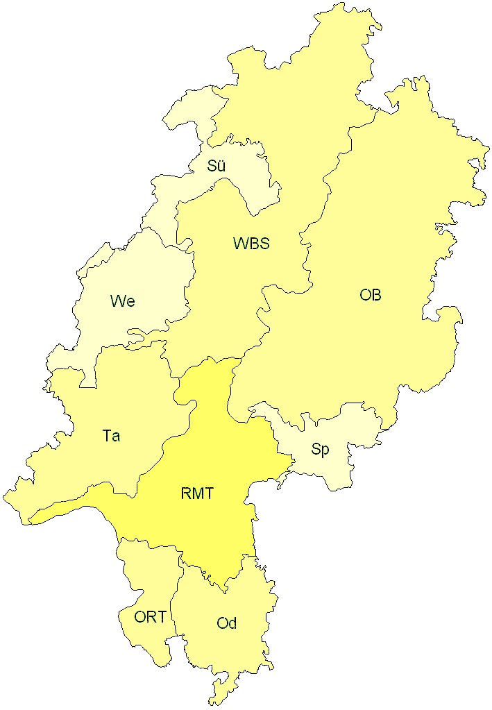 Verbreitung in Hessen