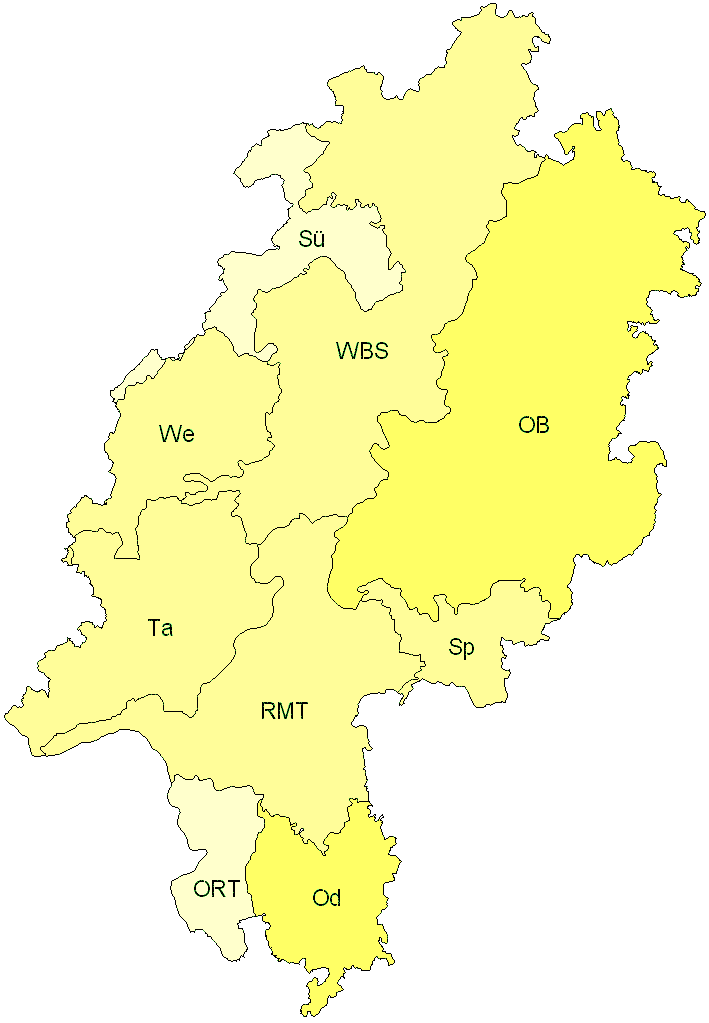 Verbreitung in Hessen