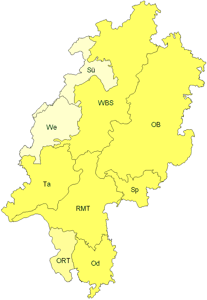 Verbreitung in Hessen