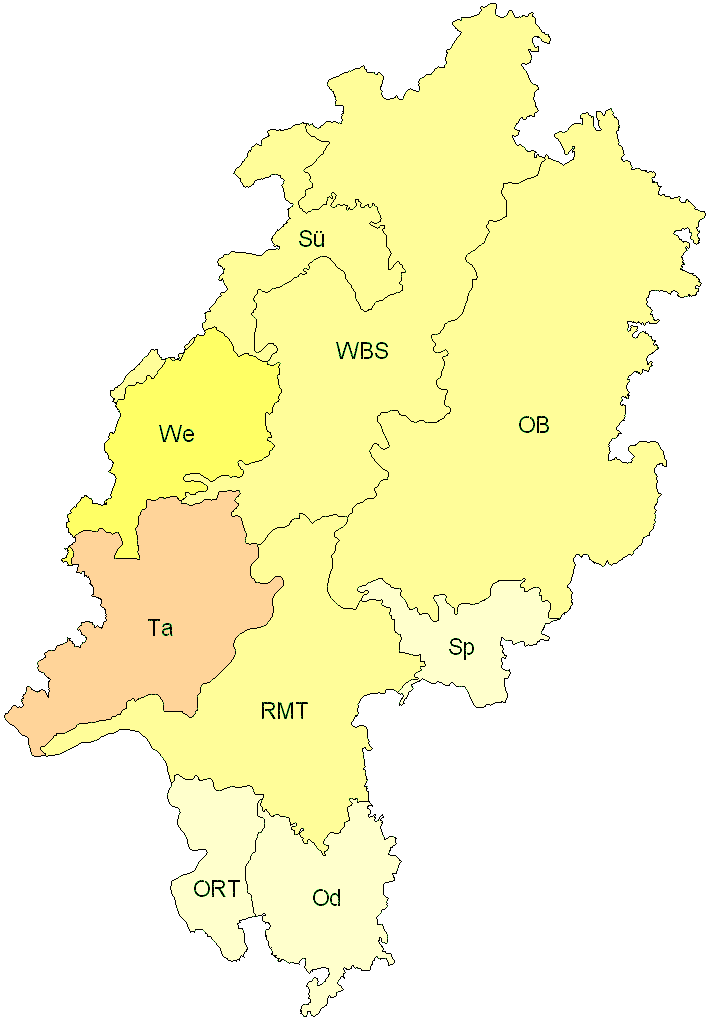 Verbreitung in Hessen