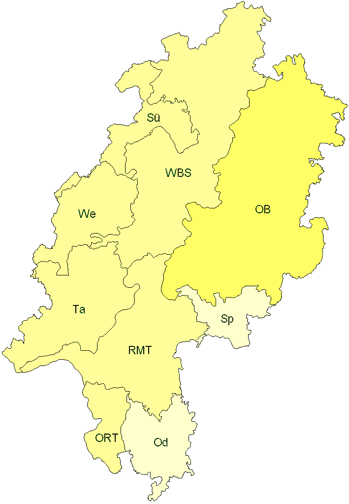 Verbreitung in Hessen