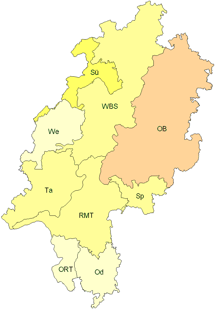 Verbreitung in Hessen