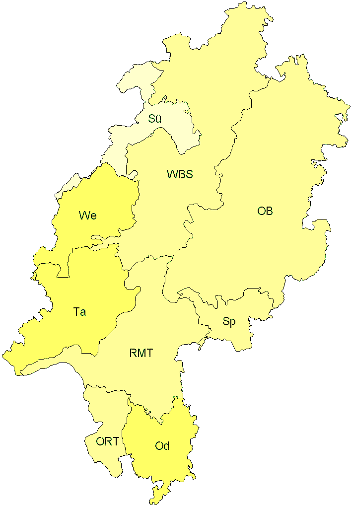 Verbreitung in Hessen