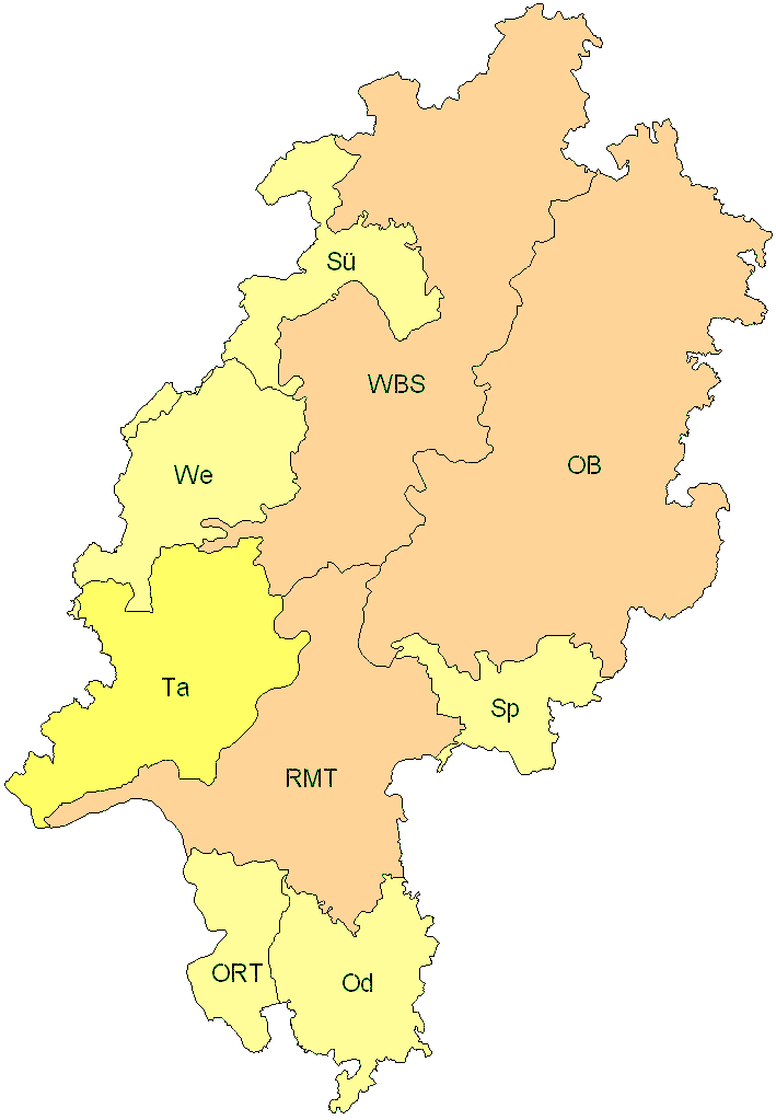 Verbreitung in Hessen