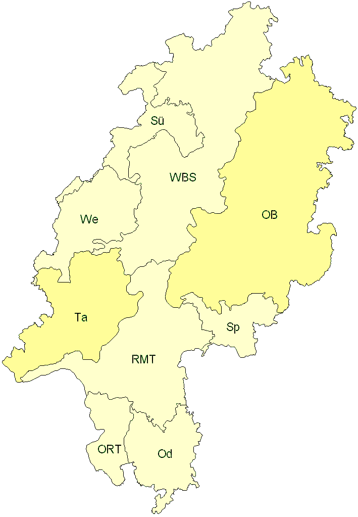 Verbreitung in Hessen