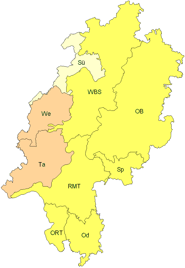 Verbreitung in Hessen