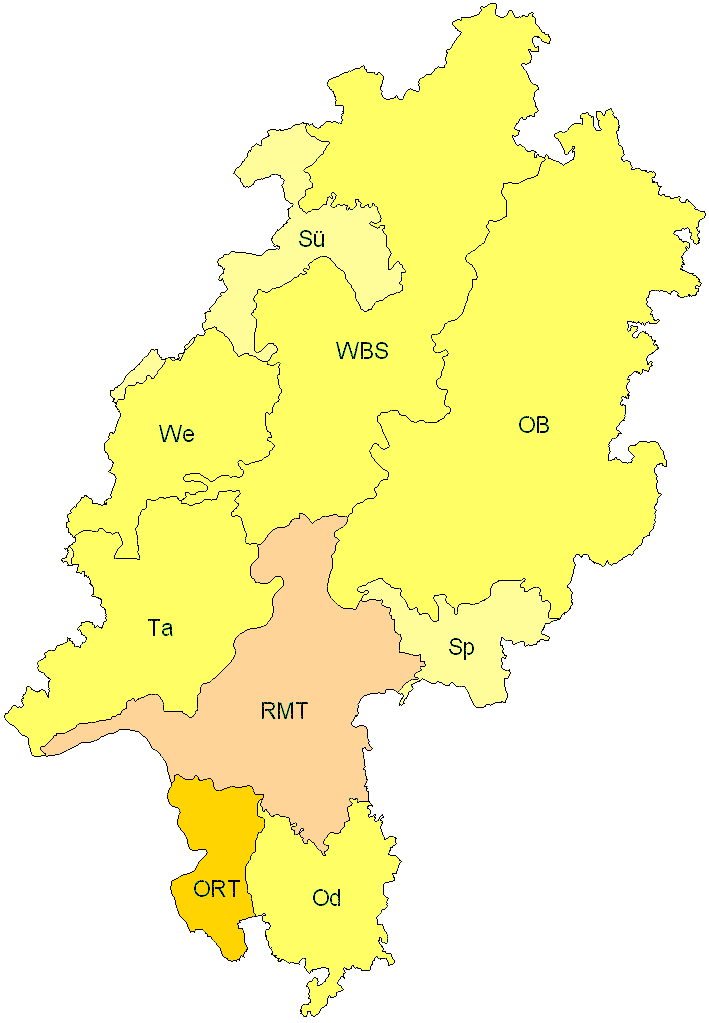 Verbreitung in Hessen