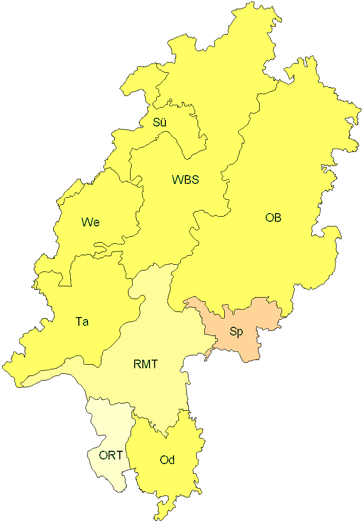 Verbreitung in Hessen